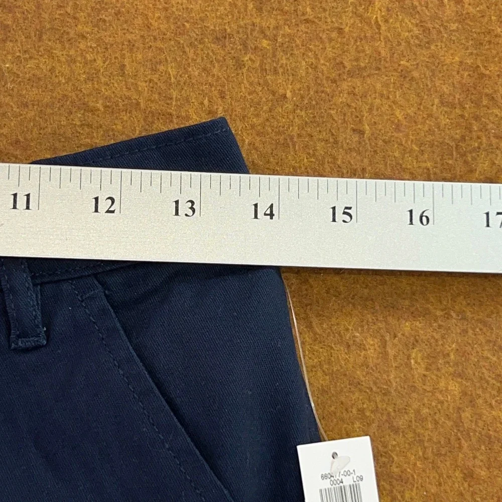 Old Navy Boys XL 14-16 Navy Blue Bermuda Chino Uniform Shorts NWT